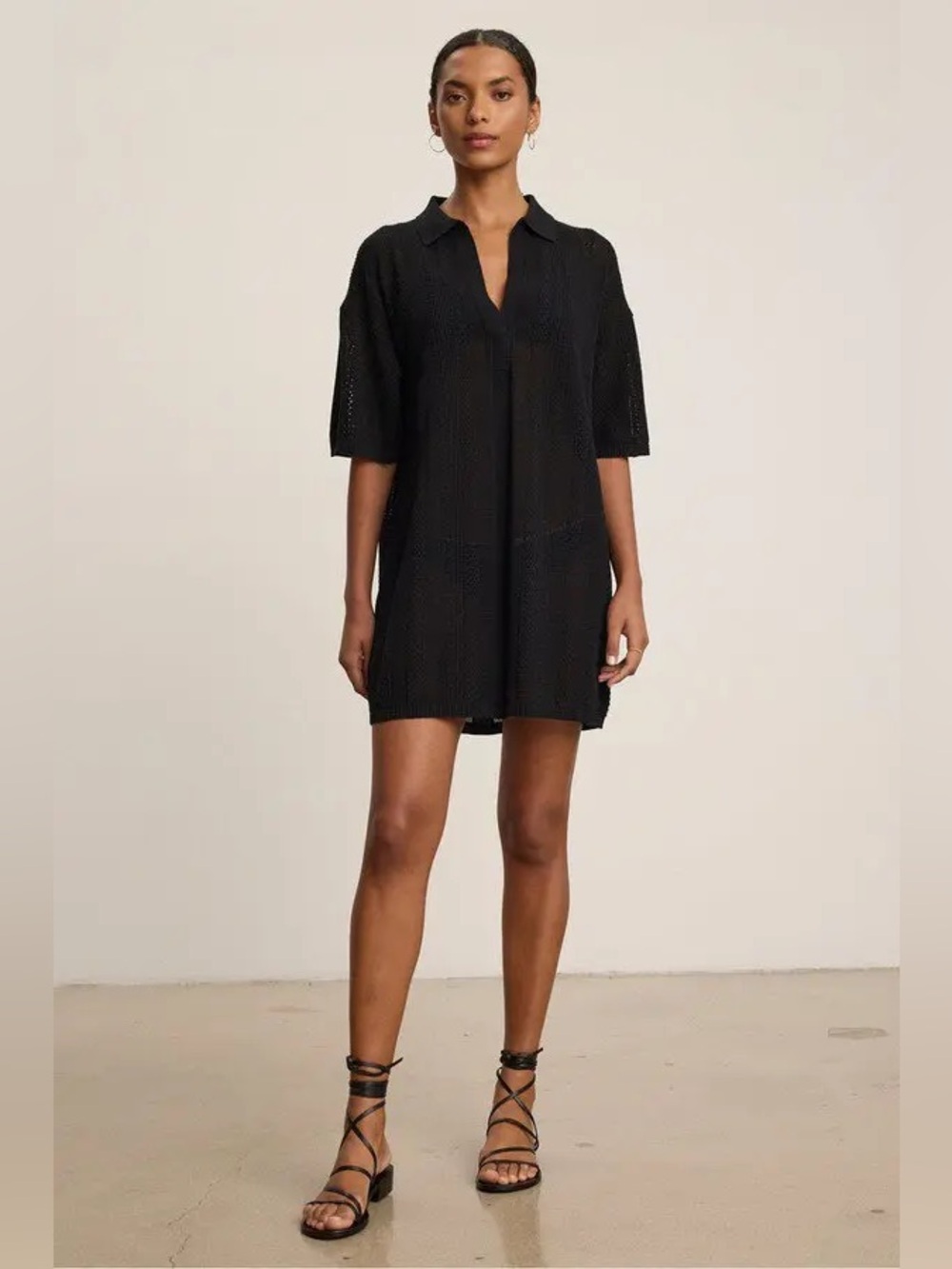Velvet by Graham & Spencer Mila cotton pointelle dress
